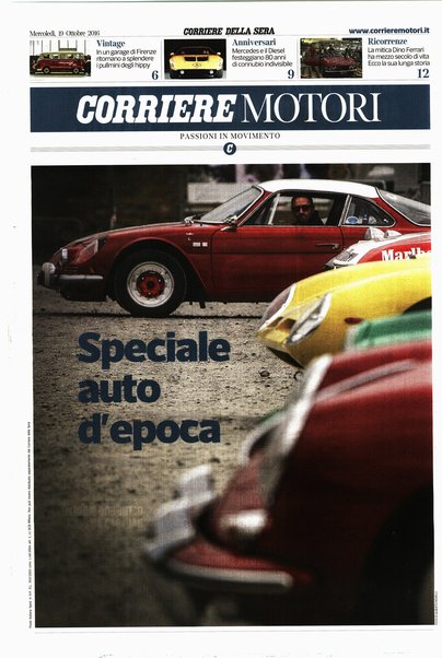 Corriere motori : supplemento settimanale di auto, moto e nautica del Corriere della sera